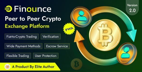 Finounce - Peer to Peer (P2P ) Crypto Exchange  Marketplace Script